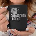 Sister Aunt Godmother Legend Auntie Godparent Proposal Coffee Mug Funny Gifts