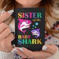 Sister Of The Baby Birthday Shark Sister Shark Mothers Day Coffee Mug Unique Gifts