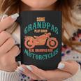 Some Grandpas Play Bingo Real Grandpas Ride Motorcycle Biker Coffee Mug Funny Gifts