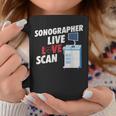 Sonographie Tassen: Live Love Scan, Medizinische Ultraschall Technik Lustige Geschenke