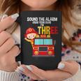 Sound The Alarm Grab Your Gear Im 3 Fire Fighter Fire Truck Coffee Mug Funny Gifts