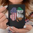 St Patricks Day Irish American Flag Saint Pride Usa Gift Coffee Mug Personalized Gifts