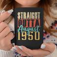 Straight Outta August 1950 70Th Awesome Birthday Gifts Coffee Mug Funny Gifts