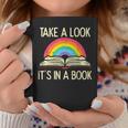 Take A Look Its In A Book Vintage Reading Bookworm Librarian Coffee Mug Unique Gifts