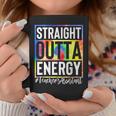 Teachers Assistant Straight Outta Energy Teaching Tie Dye Coffee Mug Unique Gifts