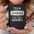 Team Johnson Life Time Member Family Name Coffee Mug Funny Gifts