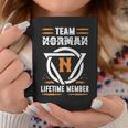 Team Norman Lifetime Member Gift For Surname Last Name  Coffee Mug Personalized Gifts