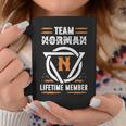 Team Norman Lifetime Member Gift For Surname Last Name Coffee Mug Personalized Gifts
