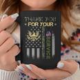 Thank You For Your Service Patriotic Usa Flag Veterans Day Coffee Mug Funny Gifts