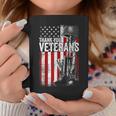 Thank You Veterans Proud Veteran Day Dad Grandpa V8 Coffee Mug Funny Gifts