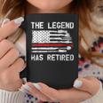 The Legend Has Retired Firefighter Retirement Happy Party Coffee Mug Funny Gifts