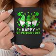 Three Gnomes Happy St Patricks Day Shamrock Lucky Irish Coffee Mug Funny Gifts