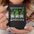 Three Gnomes Shamrock Clover Leopard Bleached St Patrick Day V2 Coffee Mug Funny Gifts