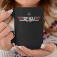 Top Golf Funny Vintage 80S Gift Golf Best Dad By Par Coffee Mug Unique Gifts