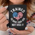 Trained To Save Your Ass Not Kiss It - Funny 911 Operator Coffee Mug Unique Gifts