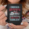Trucker Grandpa Just Like A Regular Granopa Only Way Cooler Coffee Mug Funny Gifts