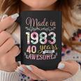 Turning 40 Birthday Decoration Women 40Th Bday 1983 Birthday Coffee Mug Funny Gifts