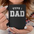 Type 1 Dad Awareness Sports Style Father Diabetes Coffee Mug Unique Gifts