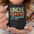 Uncle Godfather Legend Funny Uncle Gifts Fathers Day Gift For Mens Coffee Mug Unique Gifts