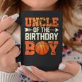 Uncle Of The Birthday Boy Basketball Father Dad Funny Gift For Mens Coffee Mug Unique Gifts