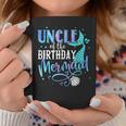 Uncle Of The Birthday Mermaid Family Matching Party Squad Coffee Mug Unique Gifts