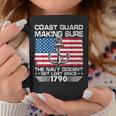 Us Coast Guard Making Sure The Navy Doesnt Get Lost Uscg Coffee Mug Funny Gifts