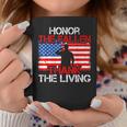 Usa Flag Honor The Fallen Thank The Living Veterans Coffee Mug Funny Gifts
