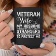Veteran Wife Army Husband Soldier Saying Cool Military Gift V2 Coffee Mug Funny Gifts