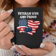 Veteran Wife Pride In Veteran Patriotic Wife Coffee Mug Funny Gifts