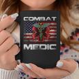 Vintage America Flag Combat Medic Veterans Day Gift Coffee Mug Funny Gifts