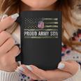 Vintage American Flag Proud Army Son Veteran Day Gift Coffee Mug Funny Gifts