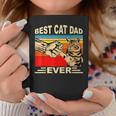 Vintage Best Cat Dad Ever And Retro For Dad Men Fathers Day Coffee Mug Unique Gifts