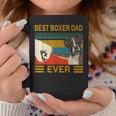 Vintage Best Dog Boxer Dad Ever Bump Fit Gift Coffee Mug Funny Gifts