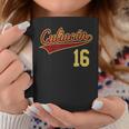 Vintage Culiacan Number 16 Sports Player Coffee Mug Personalized Gifts