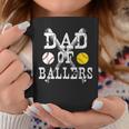 Vintage Dad Of BallersFunny Baseball Softball Lover Coffee Mug Funny Gifts