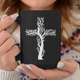 Vintage Faith Cross Tree Christian Roots Religious Christ Coffee Mug Funny Gifts