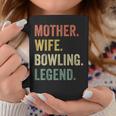 Vintage Mutter Frau Bowling Legende Retro Bowling Mom Tassen Lustige Geschenke