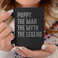 Vintage Poppy The Man The Myth The Legend Coffee Mug Funny Gifts