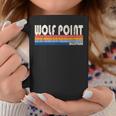 Vintage Retro 70S 80S Style Hometown Of Wolf Point Mt Coffee Mug Unique Gifts