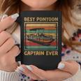 Vintage Retro Best Pontoon Captain Ever Coffee Mug Funny Gifts