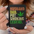 Vintage Retro Husband Dad Pot Smoking Weed Legend Gift Coffee Mug Funny Gifts