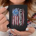 Vintage Usa American Flag Proud Us Seabee Veteran Papa Funny Coffee Mug Personalized Gifts