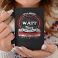 Wat Family Crest Watt Watt Clothing WattWatt T Gifts For The Watt Coffee Mug Funny Gifts