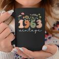 Womens 60 Years Old Vintage 1963 60Th Birthday Wildflower Women Coffee Mug Unique Gifts