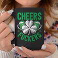 Womens Cheers FuckersSt Patricks Day Men Drinking Beer   Coffee Mug Personalized Gifts