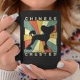 Womens Chinese Crested Dog Retro 70S Vintage Gift Coffee Mug Unique Gifts