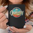 Womens Gammy Retro Name Funny Vintage Grandmother Gammy Coffee Mug Funny Gifts