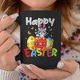 Womens Happy Easter Cute Bunny Rabiit Raccoon Funny Eggs Hunt Kids Coffee Mug Funny Gifts