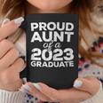 Womens Proud Aunt Of A 2023 Graduate Class Graduation Coffee Mug Unique Gifts