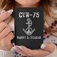 Womens Rustic Anchor Aircraft Carrier Cvn-75 Uss Harry S Truman Coffee Mug Funny Gifts